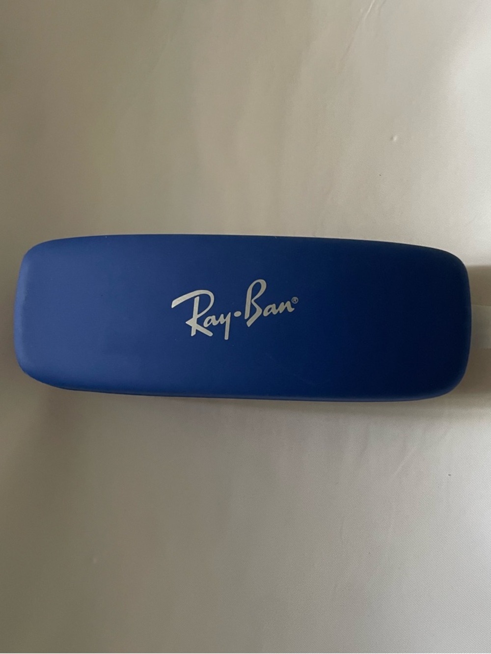 Ray Ban Royal Blue Eyeglasses Clamshell Hard Case  Unisex Chic Glam Storage Gift